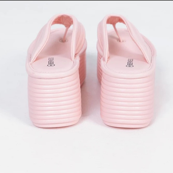 Princess Polly LOLA PLATFORM SANDALS PINK NWT - Picture 4 of 4